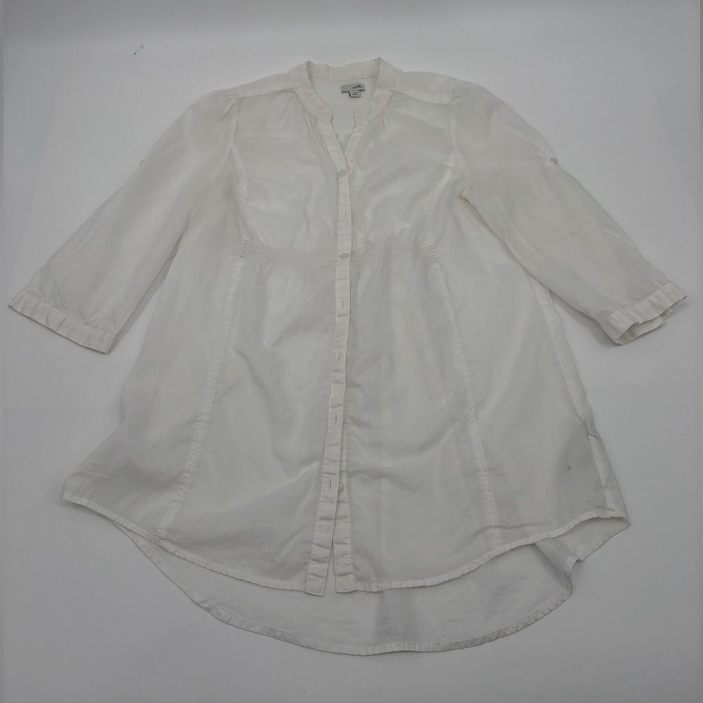 Anthropologie White Blouse